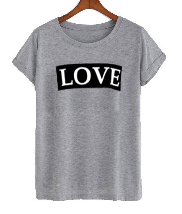 Love Gray T Shirt