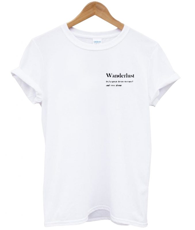 wanderlust amsterdam t shirt