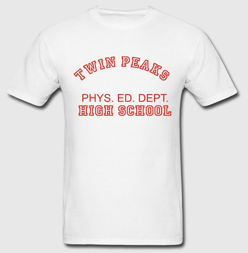 twin peaks phys ed shirt