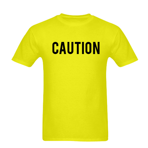 caution tape shirt