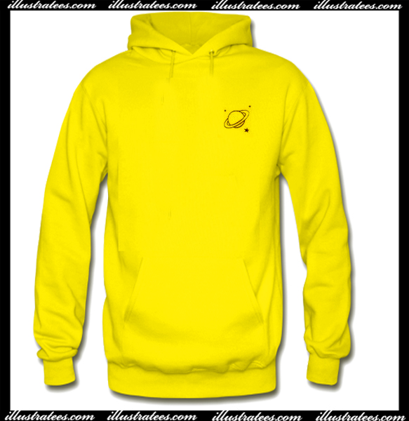 yellow saturn hoodie