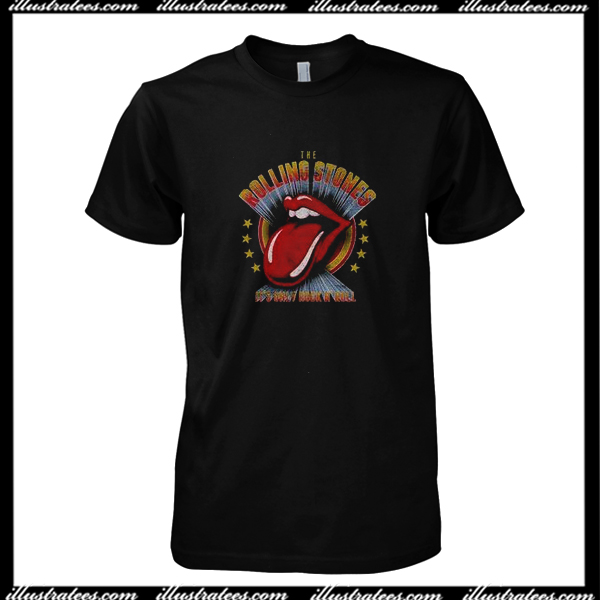 black rolling stone t shirt