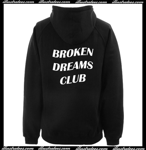 broken dreams club hoodie black