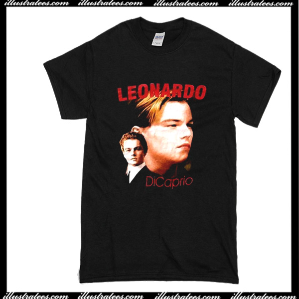 leonardo di caprio t shirt