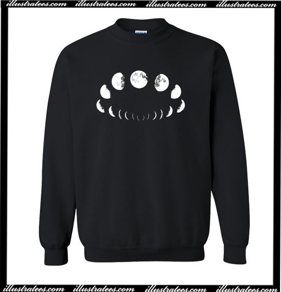 moon phase sweater