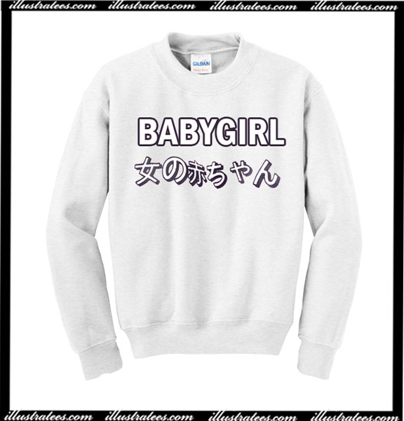 baby girl japanese sweatshirt