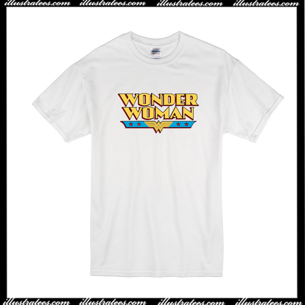 white wonder woman shirt