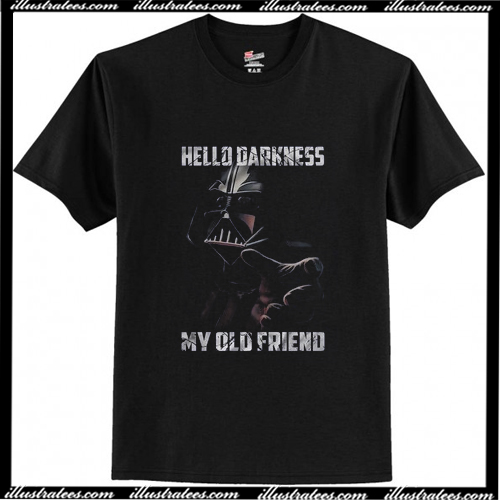 darth vader hello darkness t shirt