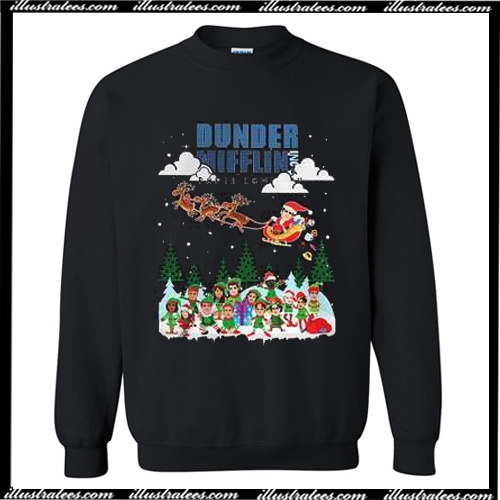 dunder mifflin christmas sweatshirt