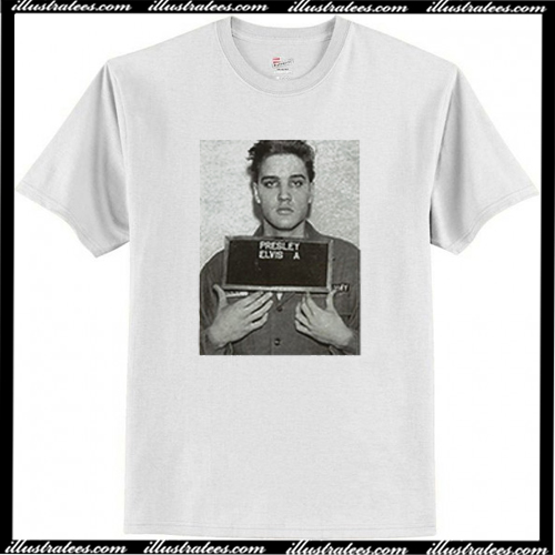 elvis presley mugshot shirt