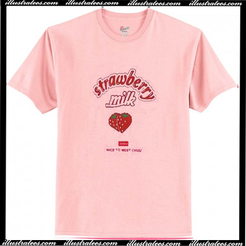 Nice To Meet Chuu Strawberry Milk T Shirt