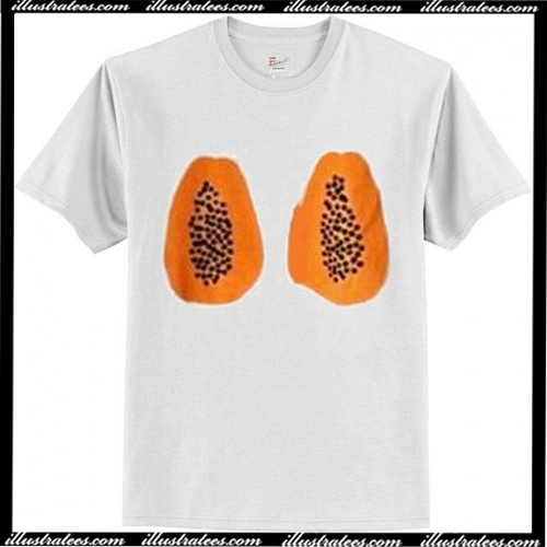 papaya color shirt