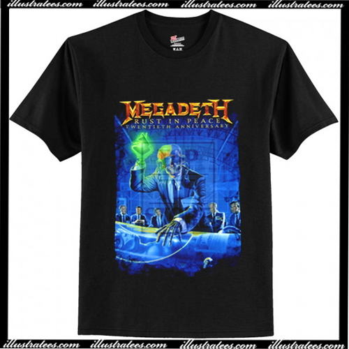 rust in peace t shirt