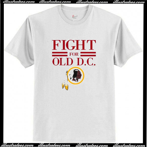 redskins fight on shirt