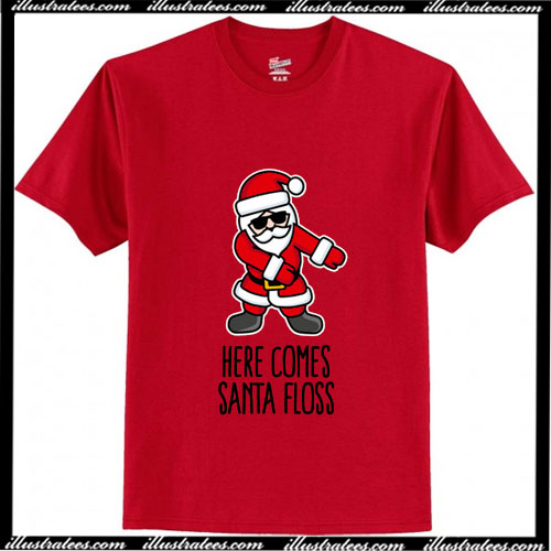 santa floss shirt