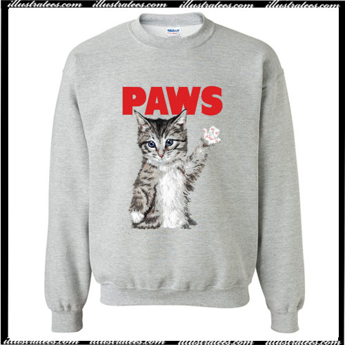 paws jaws sweatshirt