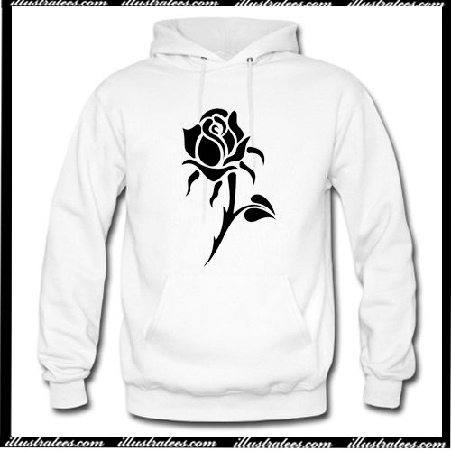 rose flower hoodie