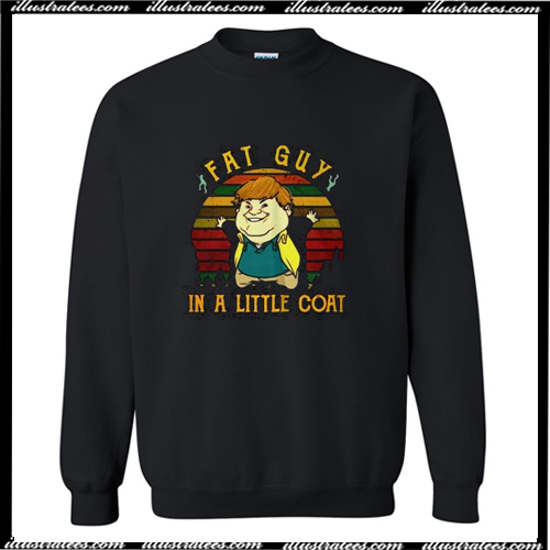 Chris Farley fat guy in a little coat Sweatshirt AI