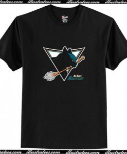 san jose sharks black cat shirt