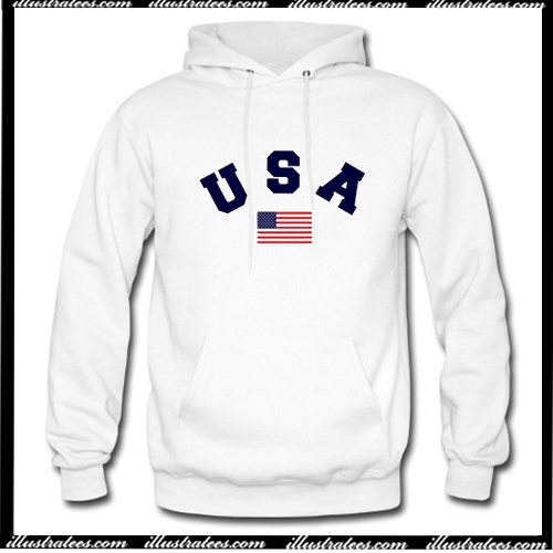 USA American Flag Hoodie AI