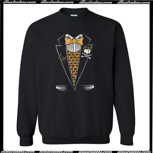 tuxedo sweatshirt