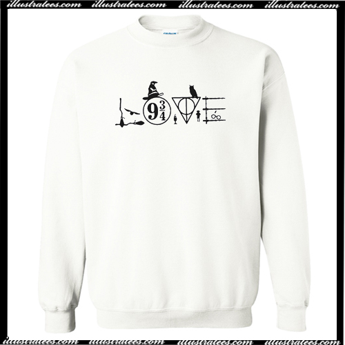 harry potter love hoodie