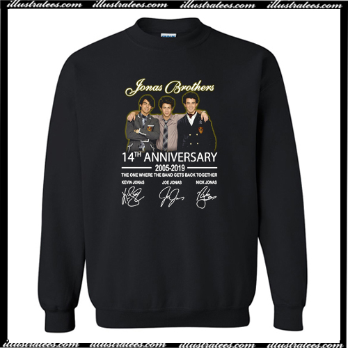 jonas brothers remember this tour sweatshirt
