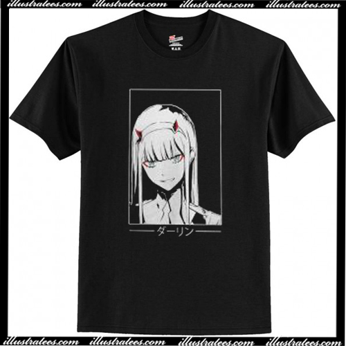 Zero Two 002 Darling In The Franxx Anime T-Shirt AI