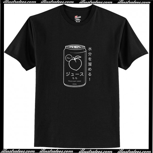 Japanese Peach Soft Drink T-Shirt AI