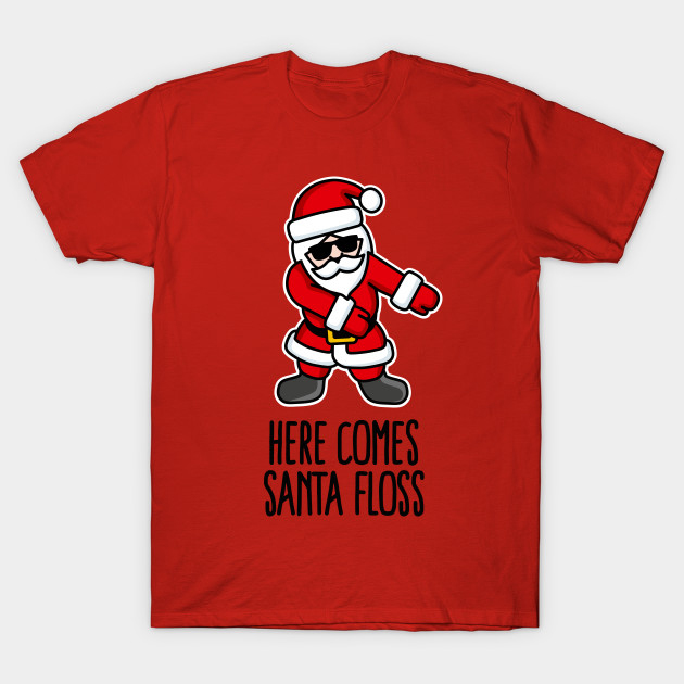 santa floss shirt